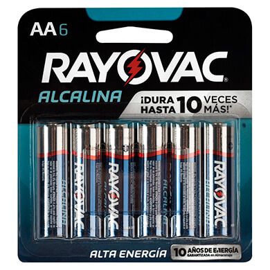 BATERIA ALCALINA RAYOVAC AA 6U 815 BATERIA ALCALINA RAYOVAC AA 6U 815