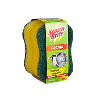 SCOTCH BRITE ESPONJA DOBLE USO ANATOMICA SCOTCH BRITE ESPONJA DOBLE USO ANATOMICA