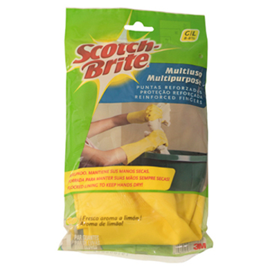 Guante Scotch brite amarillo talla L Guante Scotch brite amarillo talla L