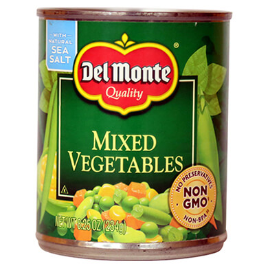 VEGETALES DEL MONTE MIXTOS EN LATA 234GR VEGETALES DEL MONTE MIXTOS EN LATA 234GR