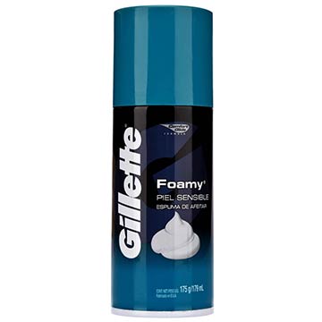 ESPUMA AFEITAR GILLETTE SENSITIVE 175GR ESPUMA AFEITAR GILLETTE SENSITIVE 175GR
