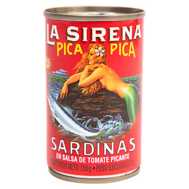 SARDINA LA SIRENA SALSA PICANTE 155GR SARDINA LA SIRENA SALSA PICANTE 155GR
