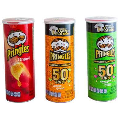 PAPAS PRINGLES CREMA Y CEBOLLA 124 GR PAPAS PRINGLES CREMA Y CEBOLLA 124 GR