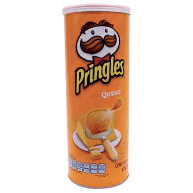PAPAS PRINGLES QUESO 124 GR PAPAS PRINGLES QUESO 124 GR