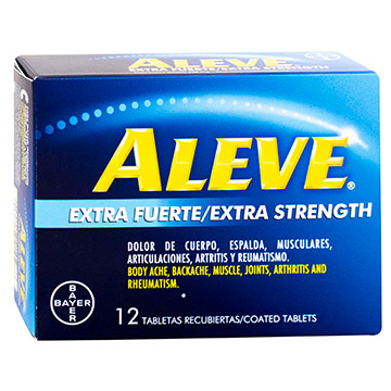 ALEVE EXTRA FUERTE 12 TABLETAS ALEVE EXTRA FUERTE 12 TABLETAS