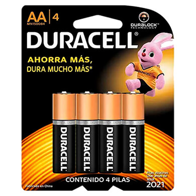 BATERIA ALCALINA DURACELL AA 4U BASICO BATERIA ALCALINA DURACELL AA 4U BASICO