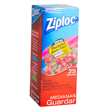 BOLSA ZIPLOC PARA ALIMENTO MULTIUS 25EA BOLSA ZIPLOC PARA ALIMENTO MULTIUS 25EA