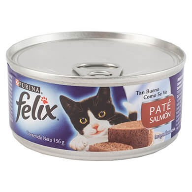 ALIM FELIX GATO LATA PATE SALMON 156GR ALIM FELIX GATO LATA PATE SALMON 156GR
