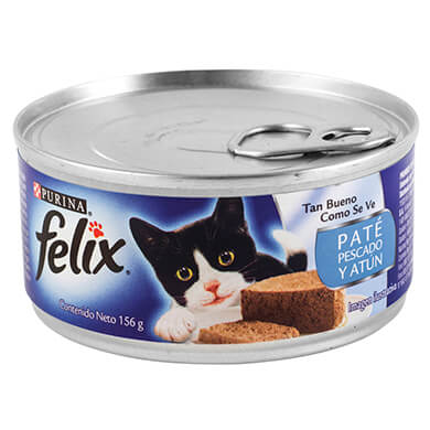 Alimento lata Felix pate pescado156 g Alimento lata Felix pate pescado156 g