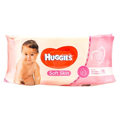 TOALLAS HUMEDAS HUGGIES SOFT SKIN 56 U TOALLAS HUMEDAS HUGGIES SOFT SKIN 56 U
