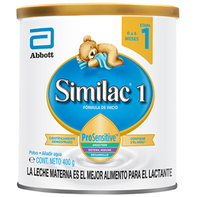 FORMULA INFANTIL SIMILAC 1 HMO 400GR FORMULA INFANTIL SIMILAC 1 HMO 400GR
