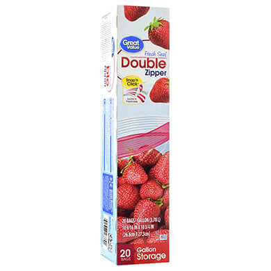 BOLSA GREAT VALUE PARA ALIMENTO 20U BOLSA GREAT VALUE PARA ALIMENTO 20U