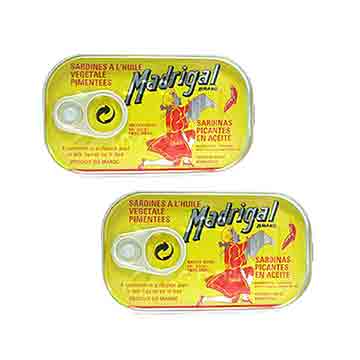 SARDINA MADRIGAL PICANTE 2PK 176GR SARDINA MADRIGAL PICANTE 2PK 176GR
