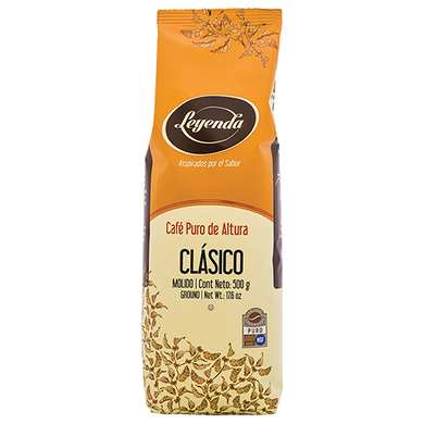 CAFE PURO LEYENDA CLASICO 500 GR CAFE PURO LEYENDA CLASICO 500 GR