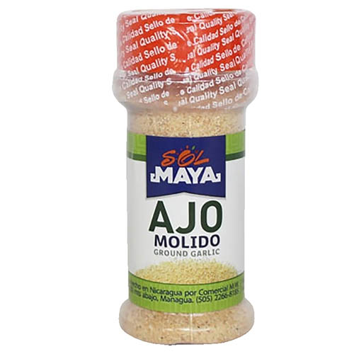 Ajo molido Sol Maya frasco 44 g Ajo molido Sol Maya frasco 44 g