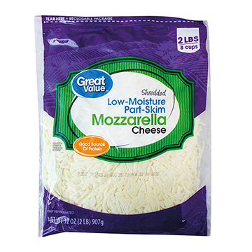 QUESO GREAT VALUE MOZZARE RALLADO 907GR QUESO GREAT VALUE MOZZARE RALLADO 907GR