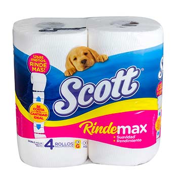 PAPEL HIGIENI SCOTT RINDE ECONO 4R 348HD PAPEL HIGIENI SCOTT RINDE ECONO 4R 348HD