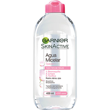 AGUA MICELAR GARNIER TODO EN 1 400ML AGUA MICELAR GARNIER TODO EN 1 400ML