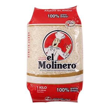 ARROZ BLANCO EL MOLINERO 1000GR ARROZ BLANCO EL MOLINERO 1000GR