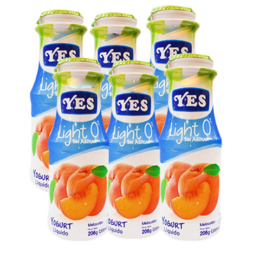 YOGURT YES LIQUIDO SURTI LIGHT 6PK 206GR YOGURT YES LIQUIDO SURTI LIGHT 6PK 206GR