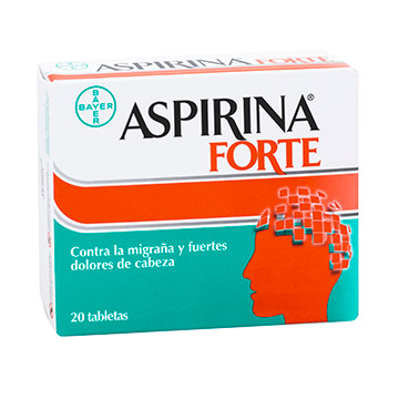 PASTILLA ASPIRINA FORTE 20 TABLETAS PASTILLA ASPIRINA FORTE 20 TABLETAS