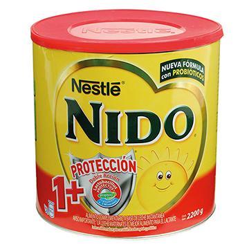 LECHE NIDO POLVO 1 MAS PROT BOTE 2200GR LECHE NIDO POLVO 1 MAS PROT BOTE 2200GR