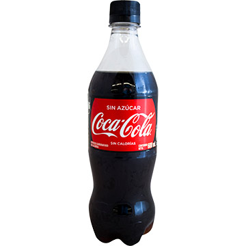 REFRESC GAS COCA COLA ZERO PET 600ML REFRESC GAS COCA COLA ZERO PET 600ML