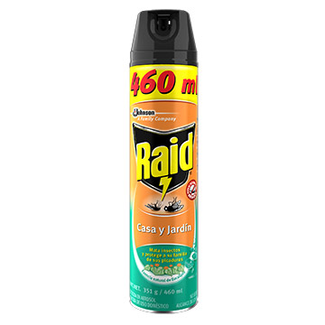 INSECT RAID AEROSOL CYJ EUCALIPTO 460ML INSECT RAID AEROSOL CYJ EUCALIPTO 460ML