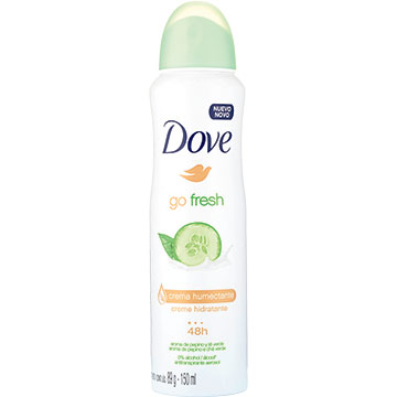 DESODOR DOVE SPRAY GO FRESH PEP TE 150ML DESODOR DOVE SPRAY GO FRESH PEP TE 150ML