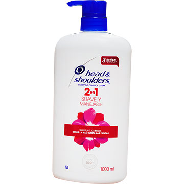 SHAMPOO HEAD SHOULD 2EN1 SUAVE M 1000ML SHAMPOO HEAD SHOULD 2EN1 SUAVE M 1000ML