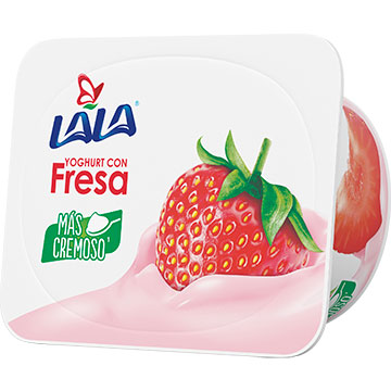 YOGURT LALA BATIDO FRESA 125 GR YOGURT LALA BATIDO FRESA 125 GR