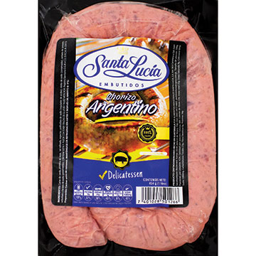 CHORIZO ARGENTINO SANTALUCIA 454GR UN CHORIZO ARGENTINO SANTALUCIA 454GR UN