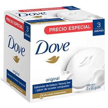 JABON DOVE BLANCO CREMOSO 3PK 270GR JABON DOVE BLANCO CREMOSO 3PK 270GR