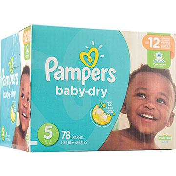 PANALES PAMPERS BABY DRY SUPER 5 78 UNID PANALES PAMPERS BABY DRY SUPER 5 78 UNID