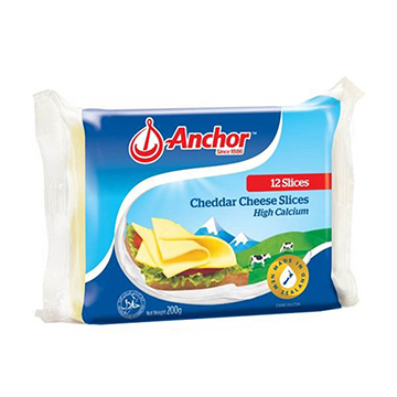 QUESO ANCHOR RODAJAS LIGHT 200G 12R QUESO ANCHOR RODAJAS LIGHT 200G 12R
