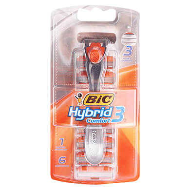 Rasuradora Bic comfort hybrid 6 unidades Rasuradora Bic comfort hybrid 6 unidades