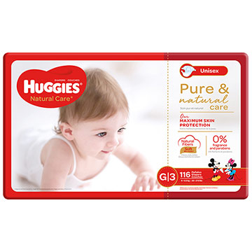 PANAL HUGGIES NATURAL CARE G GIANT 116U PANAL HUGGIES NATURAL CARE G GIANT 116U