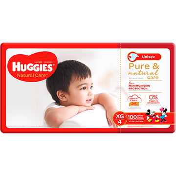 PANAL HUGGIES NAT CARE GIANT TXG 100EA PANAL HUGGIES NAT CARE GIANT TXG 100EA