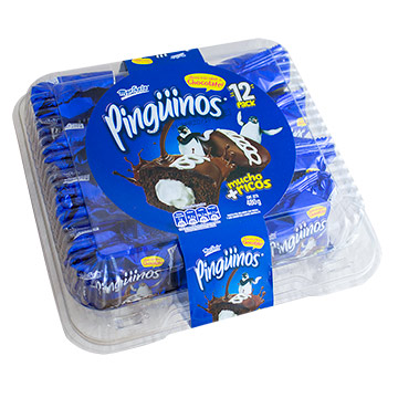 PASTEL PINGUINO MARINELA 12EA 480GR PASTEL PINGUINO MARINELA 12EA 480GR
