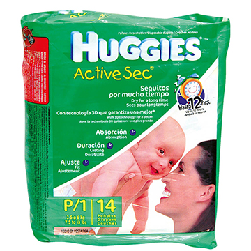 PANAL HUGGIES ACTIVE SEC REGULAR P 14U PANAL HUGGIES ACTIVE SEC REGULAR P 14U