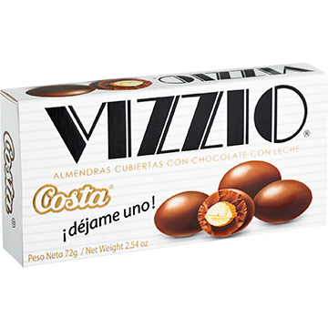 CHOCOLATE COSTA VIZZIO CON ALMENDRAS 72G CHOCOLATE COSTA VIZZIO CON ALMENDRAS 72G
