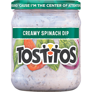 SALSA TOSTITOS CREMA Y ESPINACA 425 2GR SALSA TOSTITOS CREMA Y ESPINACA 425 2GR