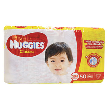 PANAL HUGGIES CLASSIC SUPER MEGA XXG 50U PANAL HUGGIES CLASSIC SUPER MEGA XXG 50U