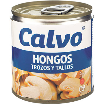 CALVO HONGOS TROZOS Y TALLOS 184 GR CALVO HONGOS TROZOS Y TALLOS 184 GR