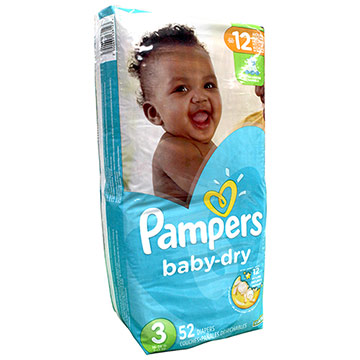 PANAL PAMPERS BABY DRY S3 52EA PANAL PAMPERS BABY DRY S3 52EA