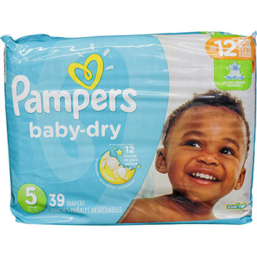 PANAL PAMPERS BABY DRY T5 39 UND PANAL PAMPERS BABY DRY T5 39 UND