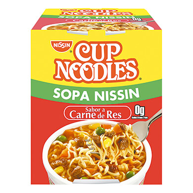 SOPA INSTANTANEA NISSIN RES VASO 64 GR SOPA INSTANTANEA NISSIN RES VASO 64 GR