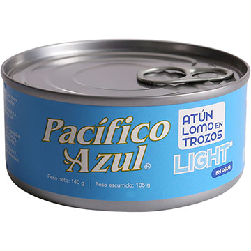 ATUN PACIFICO AZUL TROCITS EN AGUA 140GR ATUN PACIFICO AZUL TROCITS EN AGUA 140GR