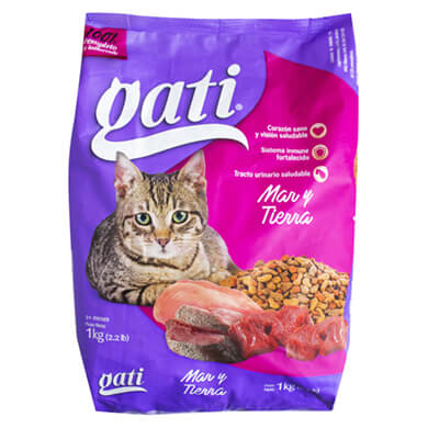 Alimento Gati mar y tierra 1000 g Alimento Gati mar y tierra 1000 g