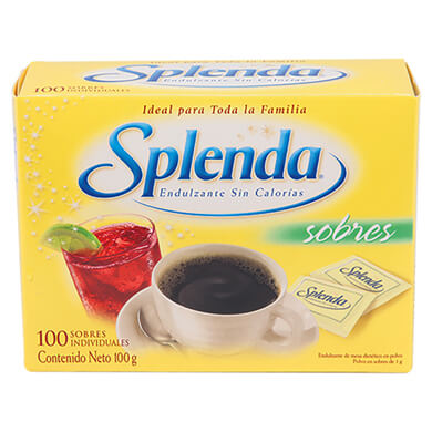 EDULCORANTE SPLENDA 100GR EDULCORANTE SPLENDA 100GR